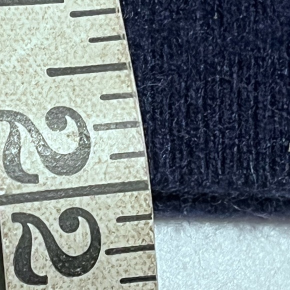 HALOGEN Navy Polka Dot 100% Cashmere Sweater Sz XL Women - Picture 6 of 7